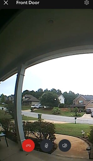 Front Door Ring Security Camera. Note: Operating 24 hours. 