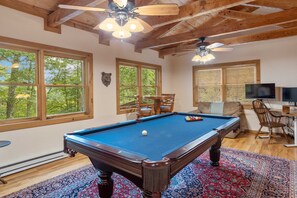 Pool Table in the Loft