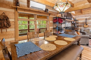 Dining Area Adjacent to the Living Room