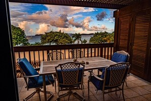 Balcony at sunset