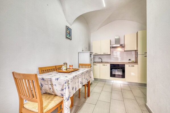 Kitchen and dining area