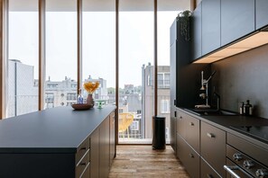 Open kitchen with modern touch
