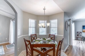 Charming breakfast nook with seating for 4