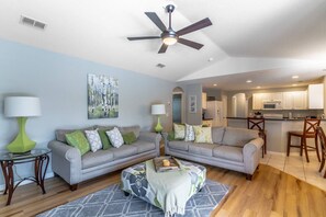 Bright and inviting living area