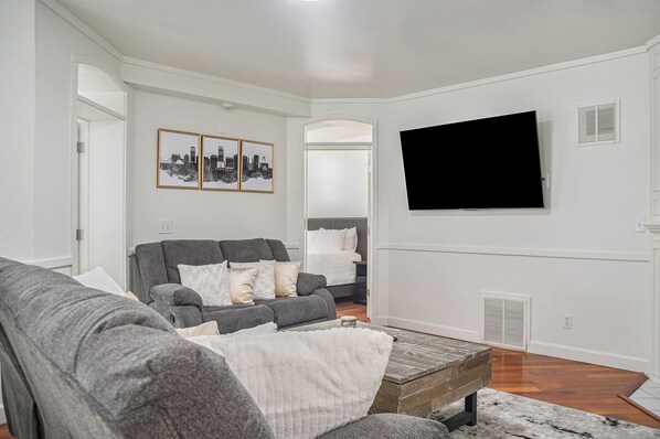Couch and Loveseat, Smart TV````