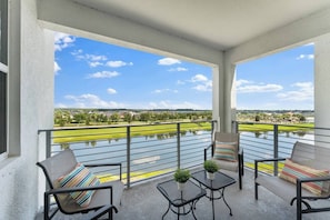 Balcony View #Disney #Parks #kingdom #springs #StoreyLake #resort #Apartment #Vacation #Rental #waterpark #Kissimmee #Orlando #universal #citywalk