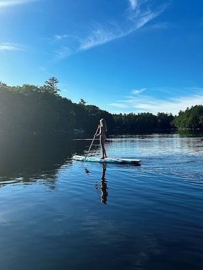 Paddleboard for your use. We also have a double kayak.