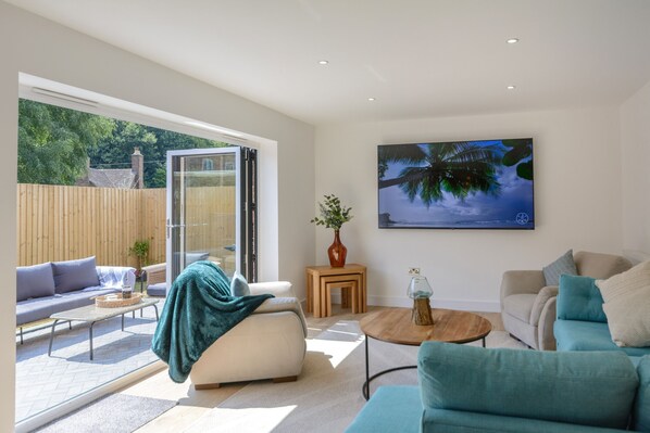 Open plan living area