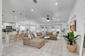 The Coastal Cottage living room 