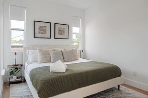 Plush mattress, plush pillows, natural light. You truly can't beat this.