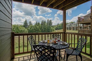 You can set on the balcony and watch the wildlife and/or skiers.