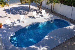 Unwind by the pool, basking in the sun and enjoying the perfect spot to catch some rays.