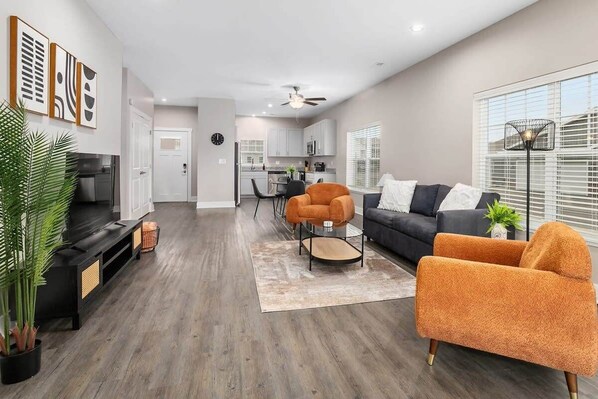 Modern Living Area In Unit 1