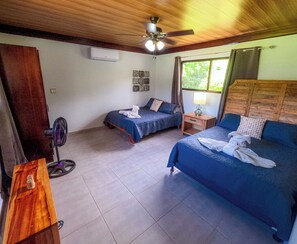 Second bedroom holds four people comfortably 