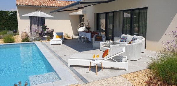 Terrasse ensoleillée