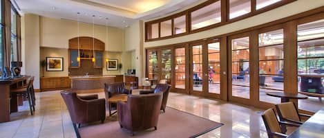Lobby sitting area