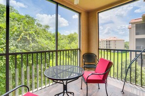Screened Balcony | Single-Story Condo | Elevator Access