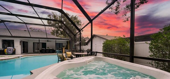 Hot tub for your personal enjoyment under the stars!