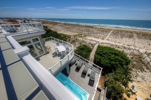 Vue sur la plage/l’océan