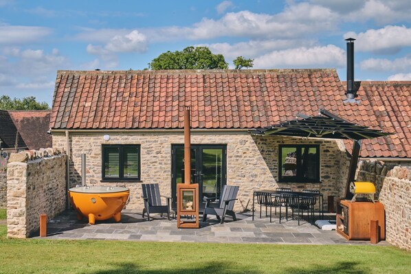 The exterior at The Piggery, Somerset