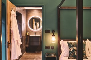 The king size bedroom at The Piggery, Somerset