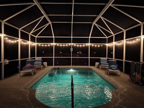 Or enjoy the pool at Night