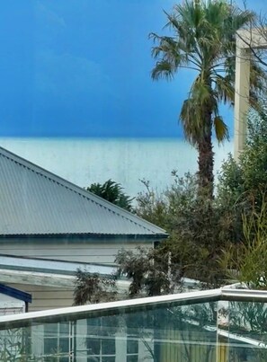 View from house and balcony