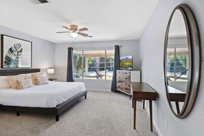 Bedroom 1 with king bed and ensuite