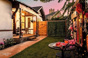 Unwind in the elegant private courtyard