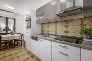Kitchen and dining area