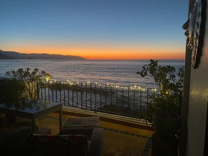 Sunset patio view