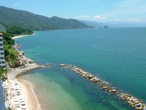 Beach, swimming and snorkelling area