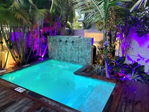 Shared Tropical Fountain Oasis Pool