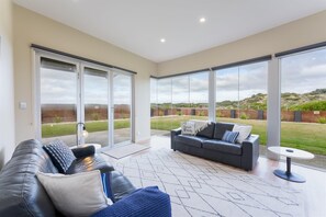 downstairs living area is perfect for the kids