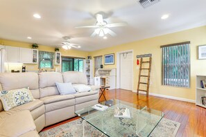 Living Room | Smart TV | Single-Story Home