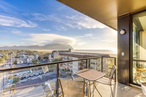 Take in all of Seaside from your balcony.