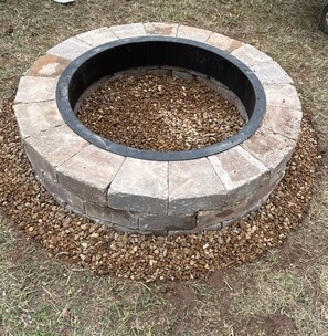 Time for S'mores in the fire pit