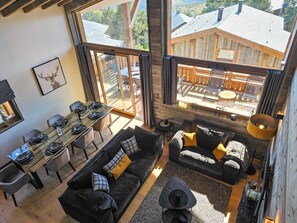 Living room view from above
