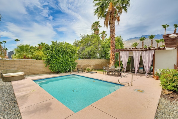 Palm Springs Vacation Rental | 3BR | 2BA | 1,722 Sq Ft | Half Step Required