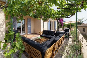 Outdoor seating area