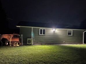 very well lit entry