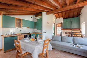 Kitchen and dining area