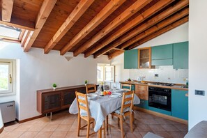 Kitchen and dining area