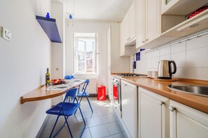 Kitchen and dining area