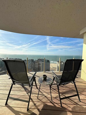 Enjoy the sunset from the terrace