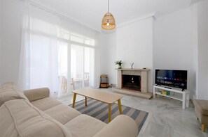 Modern and bright lounge with comfortable seating and air conditioning