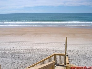 View from Oceanfront Entry and Beach Access