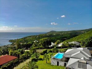 The view of the Caribbean Sea