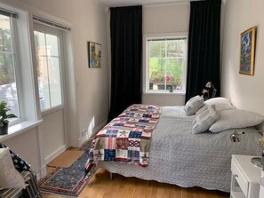 Bedroom with extra wide beds