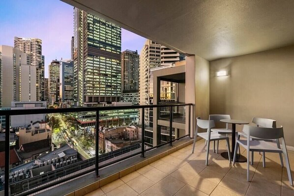 Balcony with City View